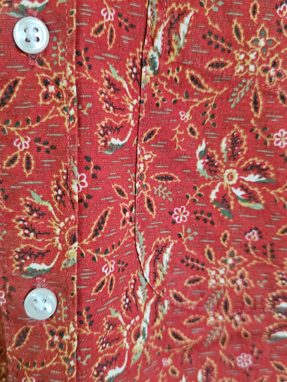 J. Crew Secret Wash Shirting Short-Sleeve Button-Down Shirt Floral Print, Small